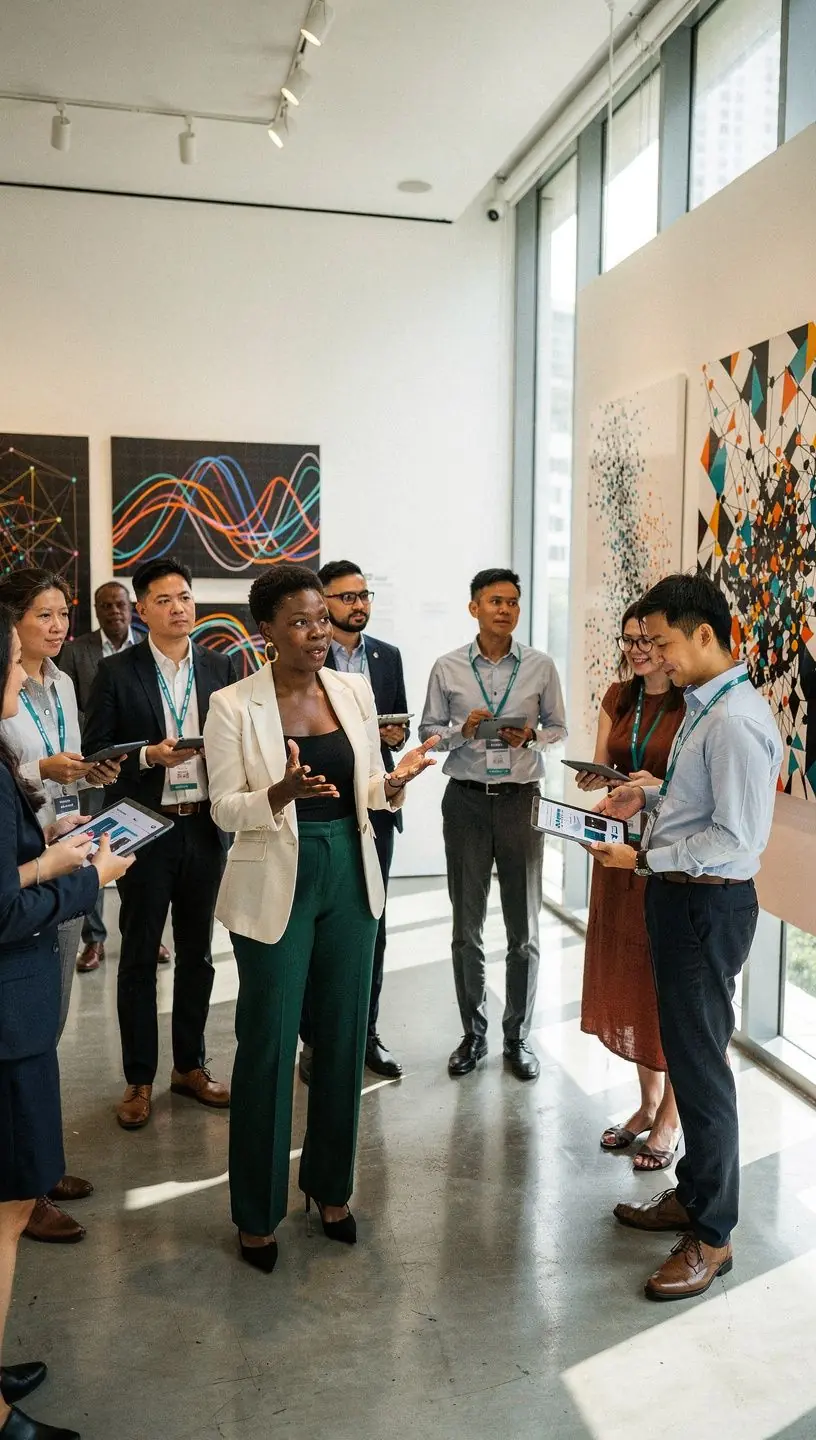 Professional team collaboration